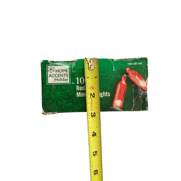 Home Accents Holiday Red Mini LED Lights Christmas Party - Picture 8 of 8